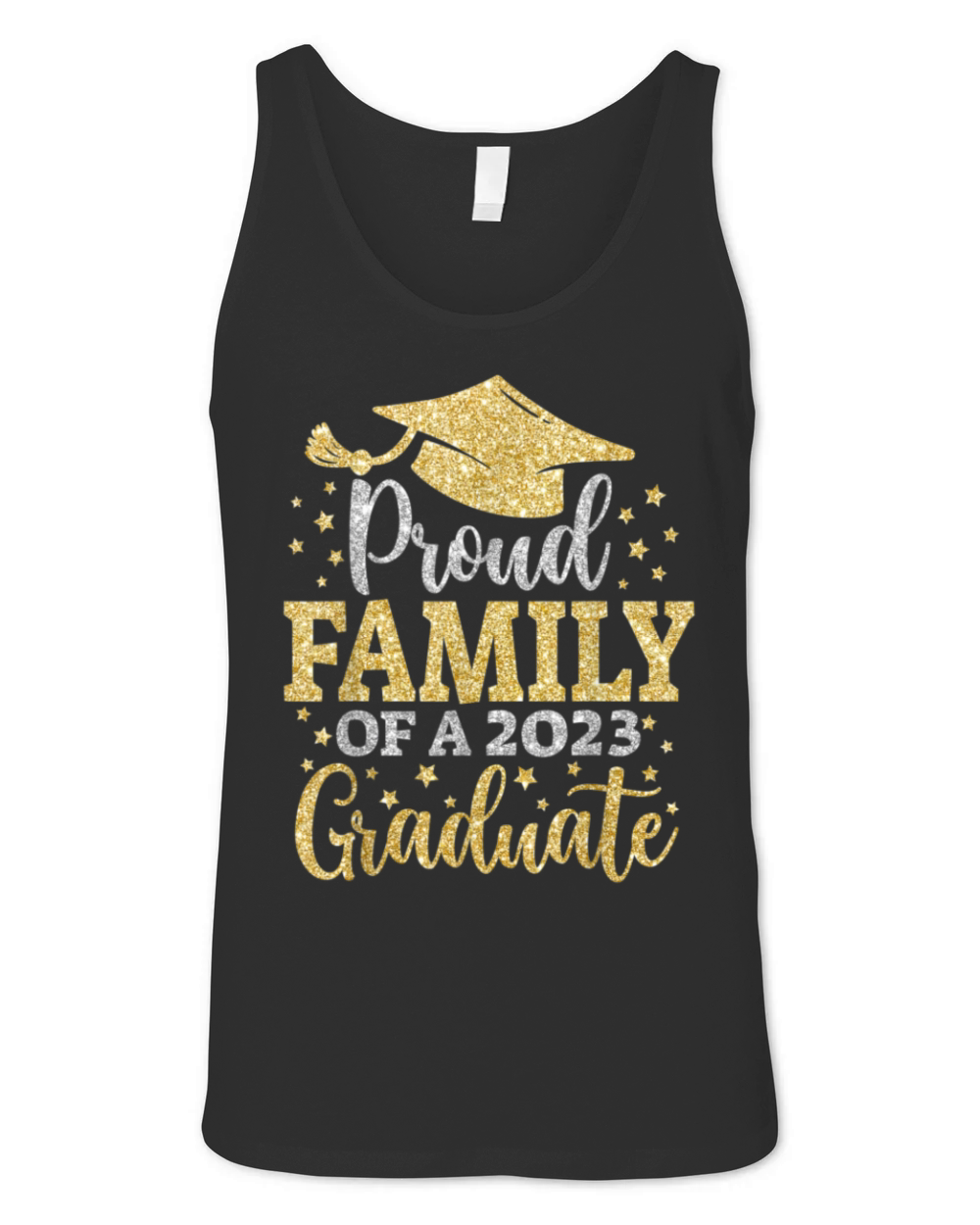 Proud Family Of a 2023 Graduate T-shirt Unisex Jersey Tank