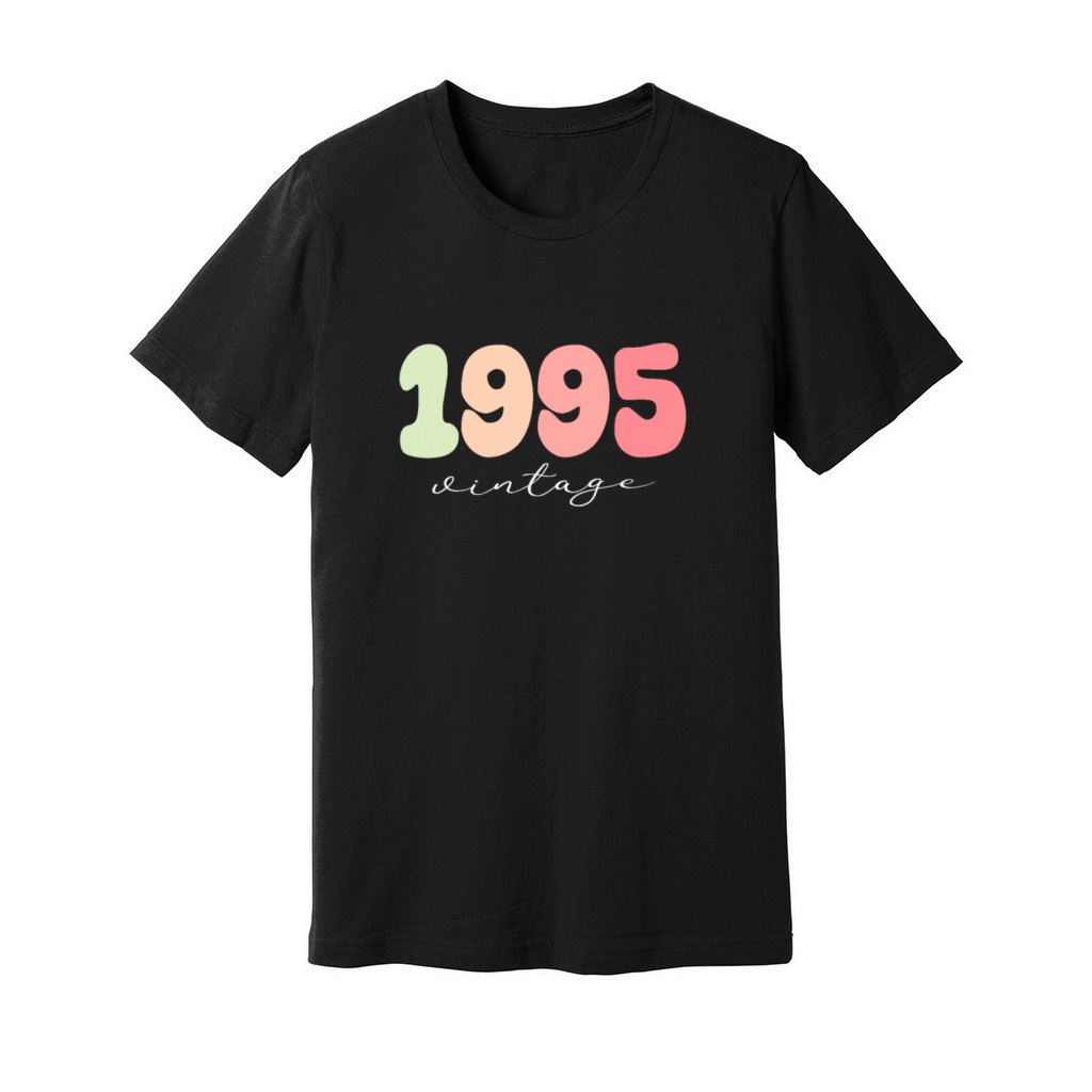 Birthday 1995 Vintage Unisex Jersey Tee