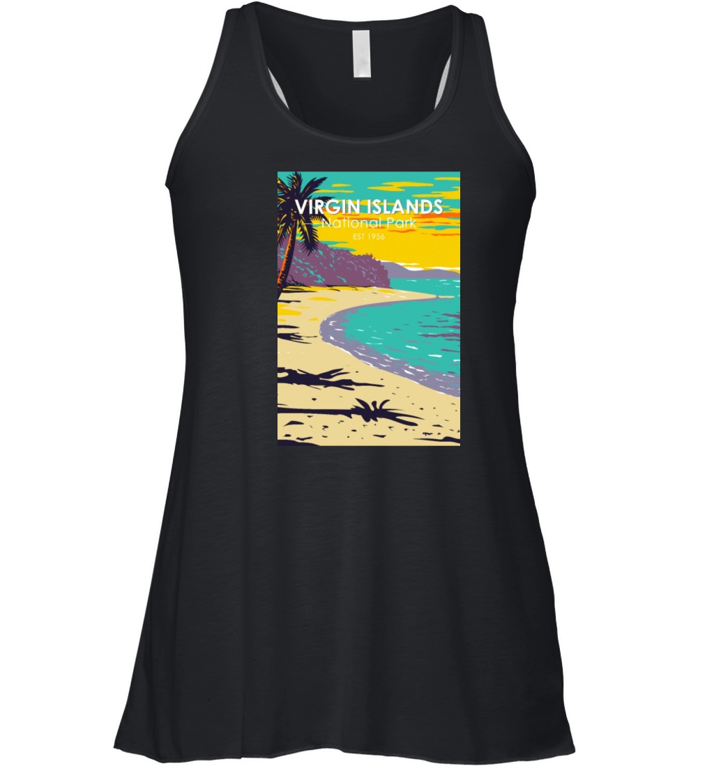 Virgin Islands National Park Trunk Bay Beach Women's Flowy Tank Top