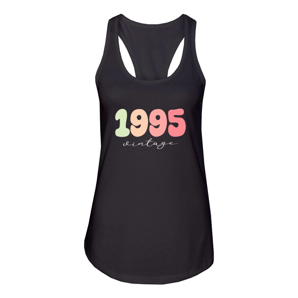 Birthday 1995 Vintage Women's Racerback Tank