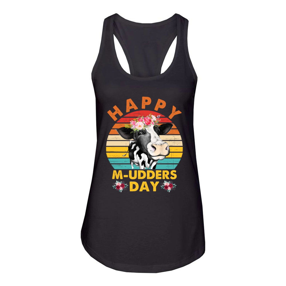 Happy M-Udders Day Women's Racerback Tank