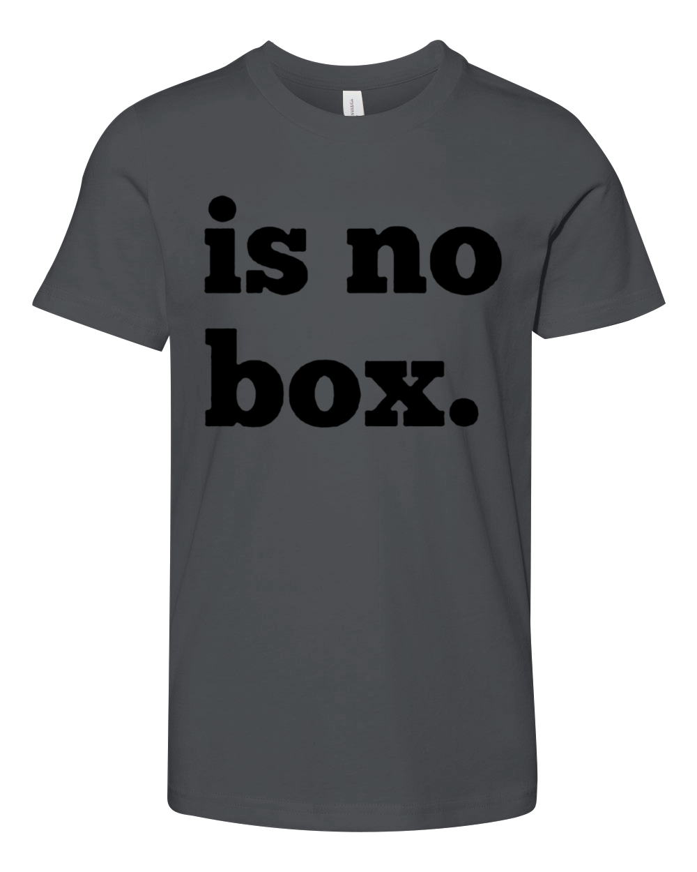 Is no box funny Youth Unisex Jersey Tee