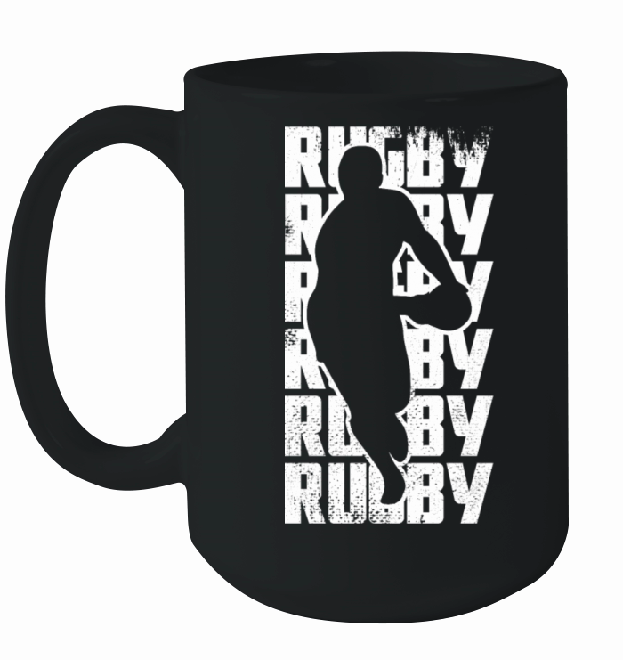 Rugby Player Ceramic Mug