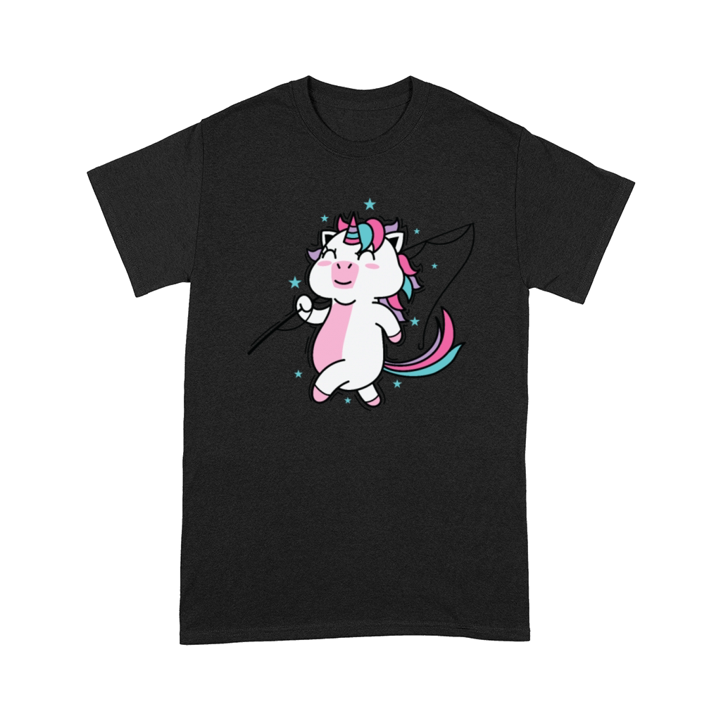Unicorn wants to go Fishing Mythical Creature Spor Comfort T-shirt