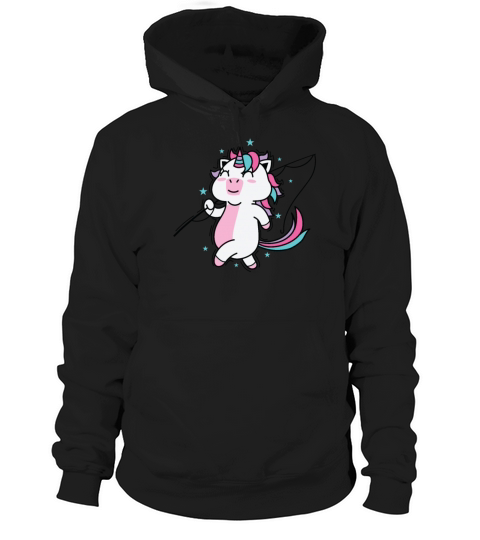Unicorn wants to go Fishing Mythical Creature Spor Hoodie Unisex