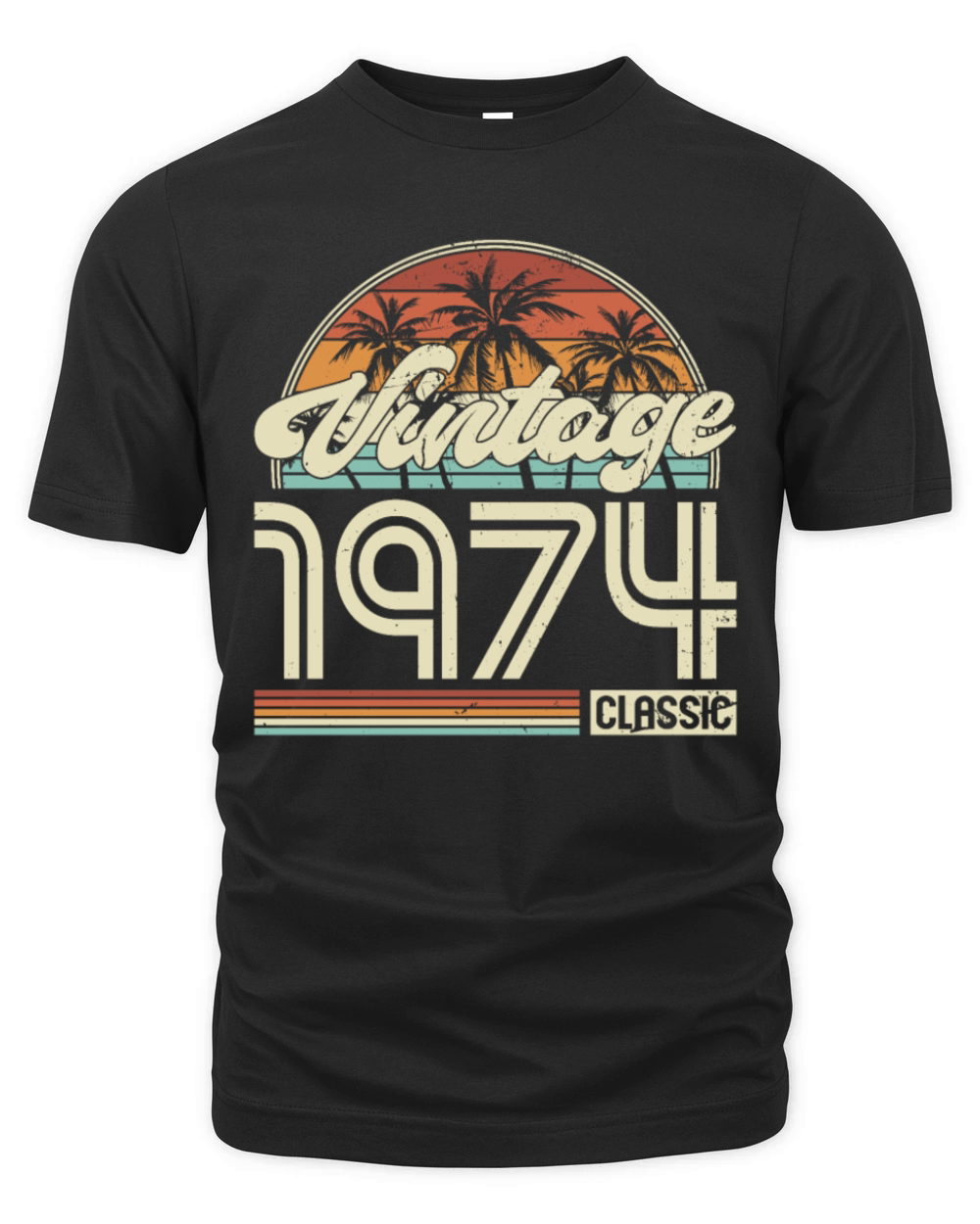 50th birthday vintage 1974 classic 1974 Organic Unisex T-shirt