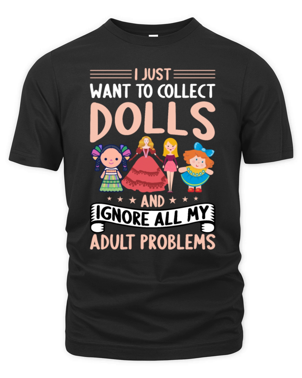 Collectible Doll Porcelain Doll Antique Doll Lover Organic Unisex T-shirt