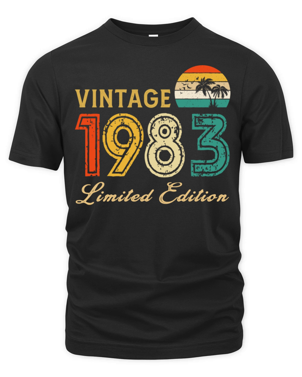 Vintage 1983 Limited Edition Made In 1983 Birthday Organic Unisex T-shirt