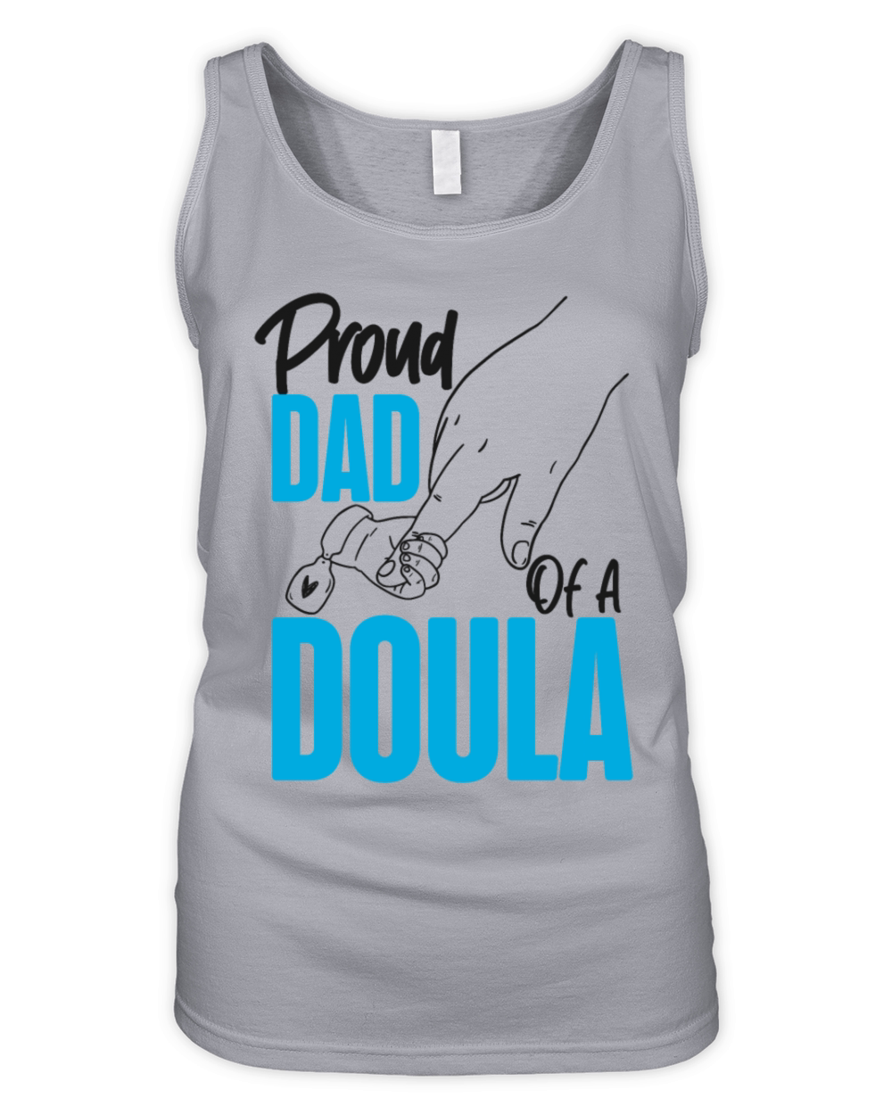 Doula Birth Worker Dad Proud Dad Organic Women's Tank Top