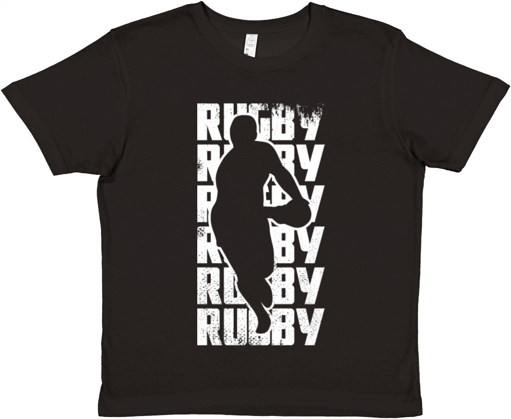 Rugby Player Premium Kids Crewneck T-shirt