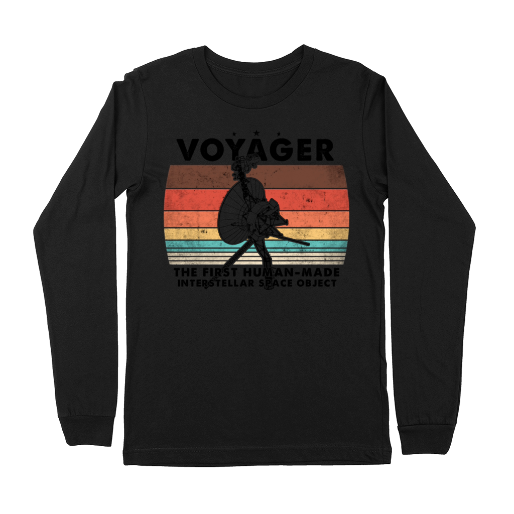 Voyager 1977 Retro Space Probe Mission Premium Long Sleeve