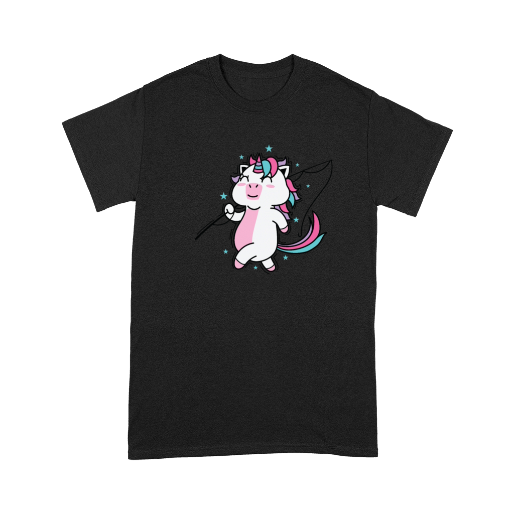 Unicorn wants to go Fishing Mythical Creature Spor Premium T-shirt