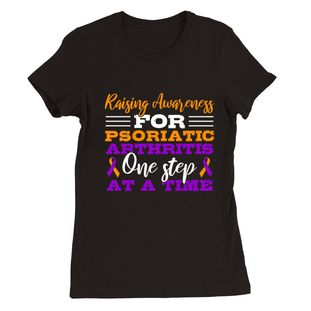 Raising Awareness For Psoriatic Arthritis One Premium Womens Crewneck T-shirt