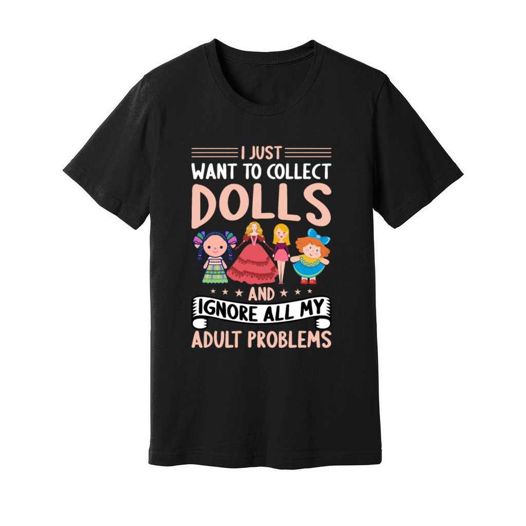 Collectible Doll Porcelain Doll Antique Doll Lover Unisex Jersey Tee