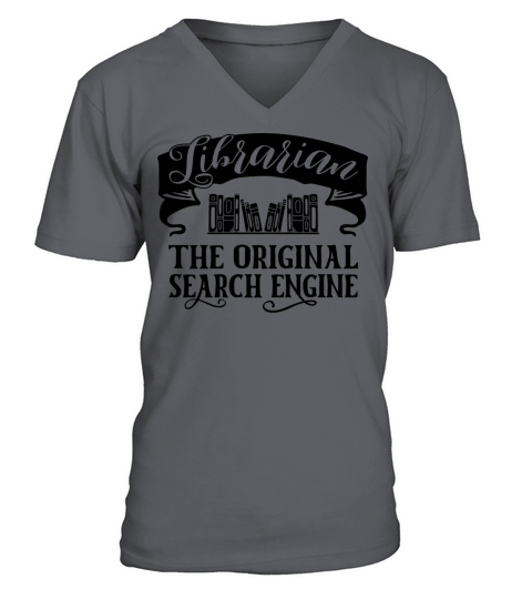 Librarian The Original Search Engine V-Neck T-shirt
