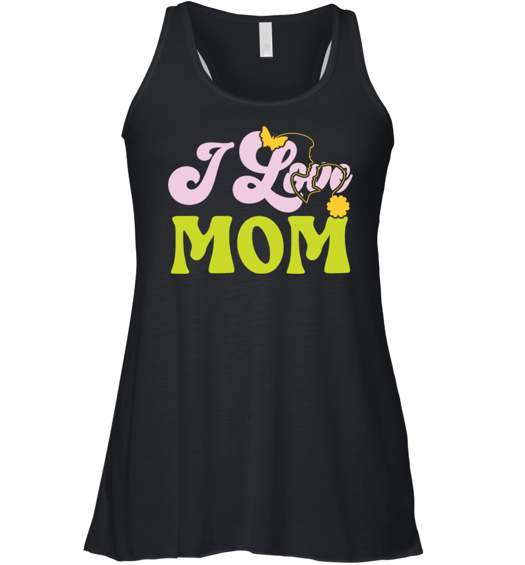 I love mom Women's Flowy Tank Top