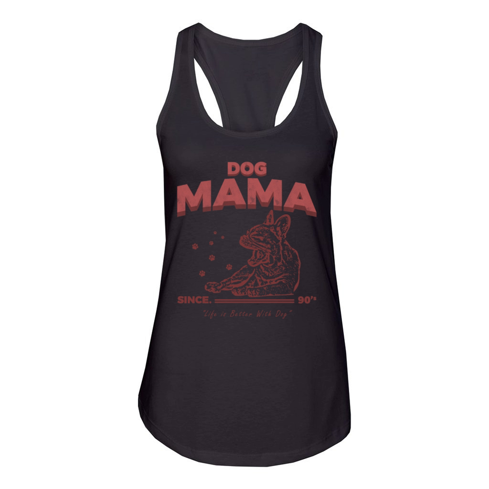 Dog Mama Vintage Women's Racerback Tank