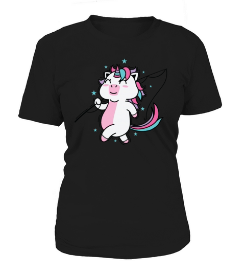 Unicorn wants to go Fishing Mythical Creature Spor Women's T-Shirt
