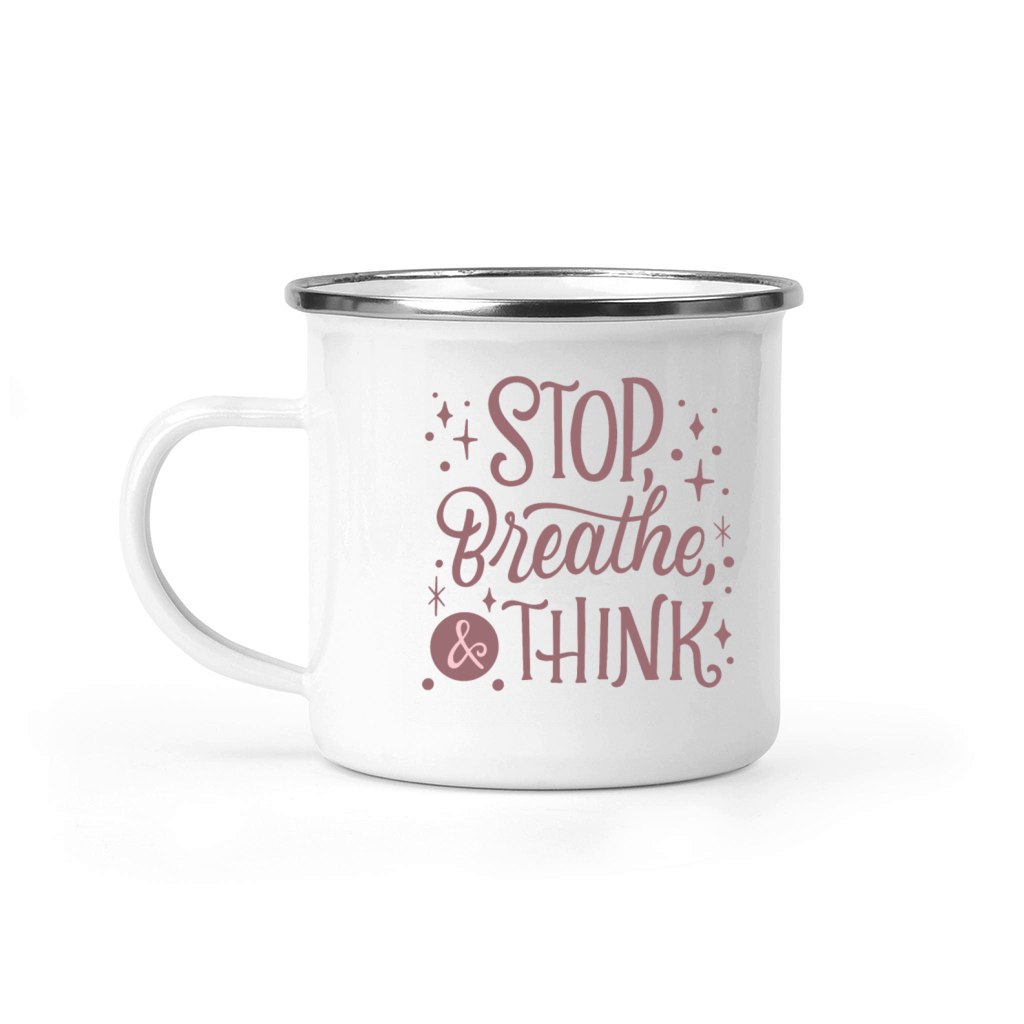 STOP BREATH THINK Camping Mug