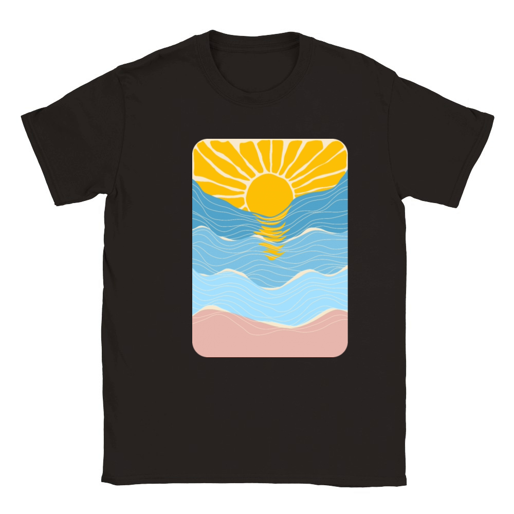 Twilight Sun Classic Kids Crewneck T-shirt