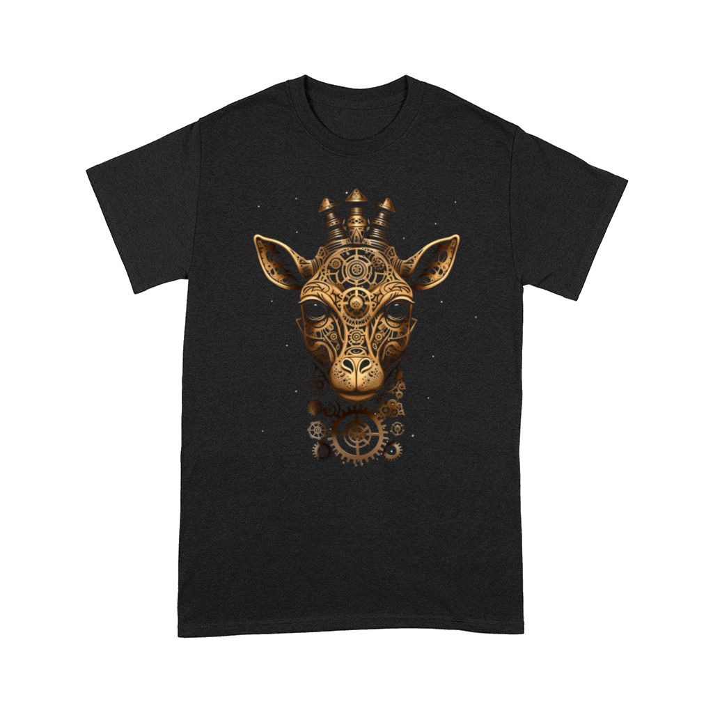 Giraffe Steampunk Animal Gift Comfort T-shirt