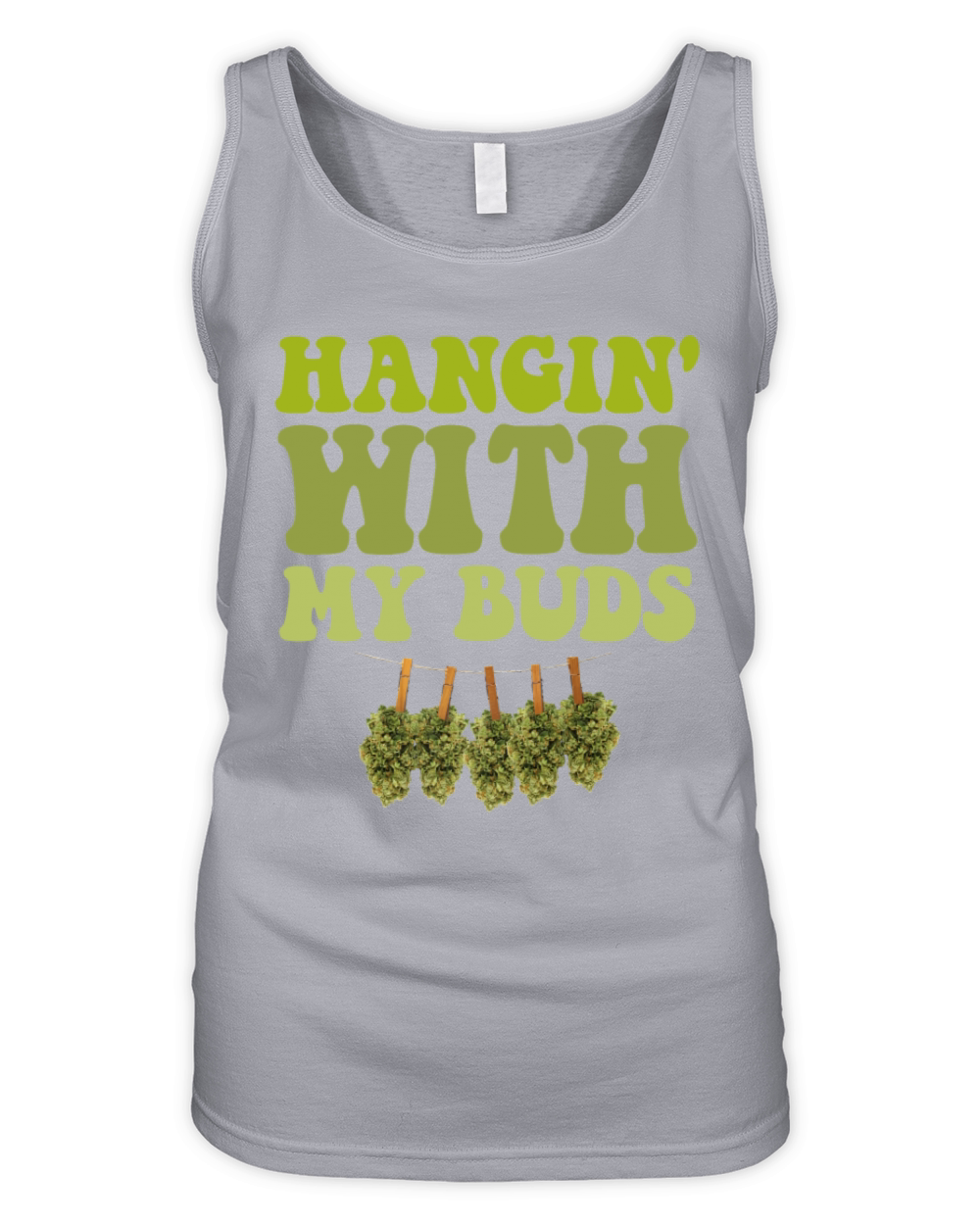Hangin With My Buds Weed Organic Women's Tank Top