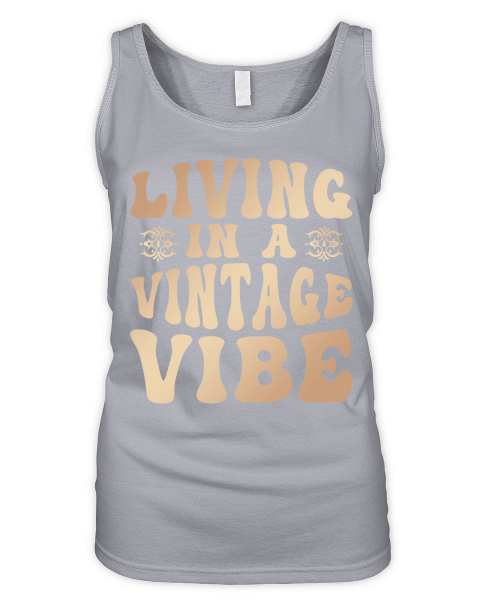 Living in a Vintage Vibe Antique Collector Organic Women's Tank Top