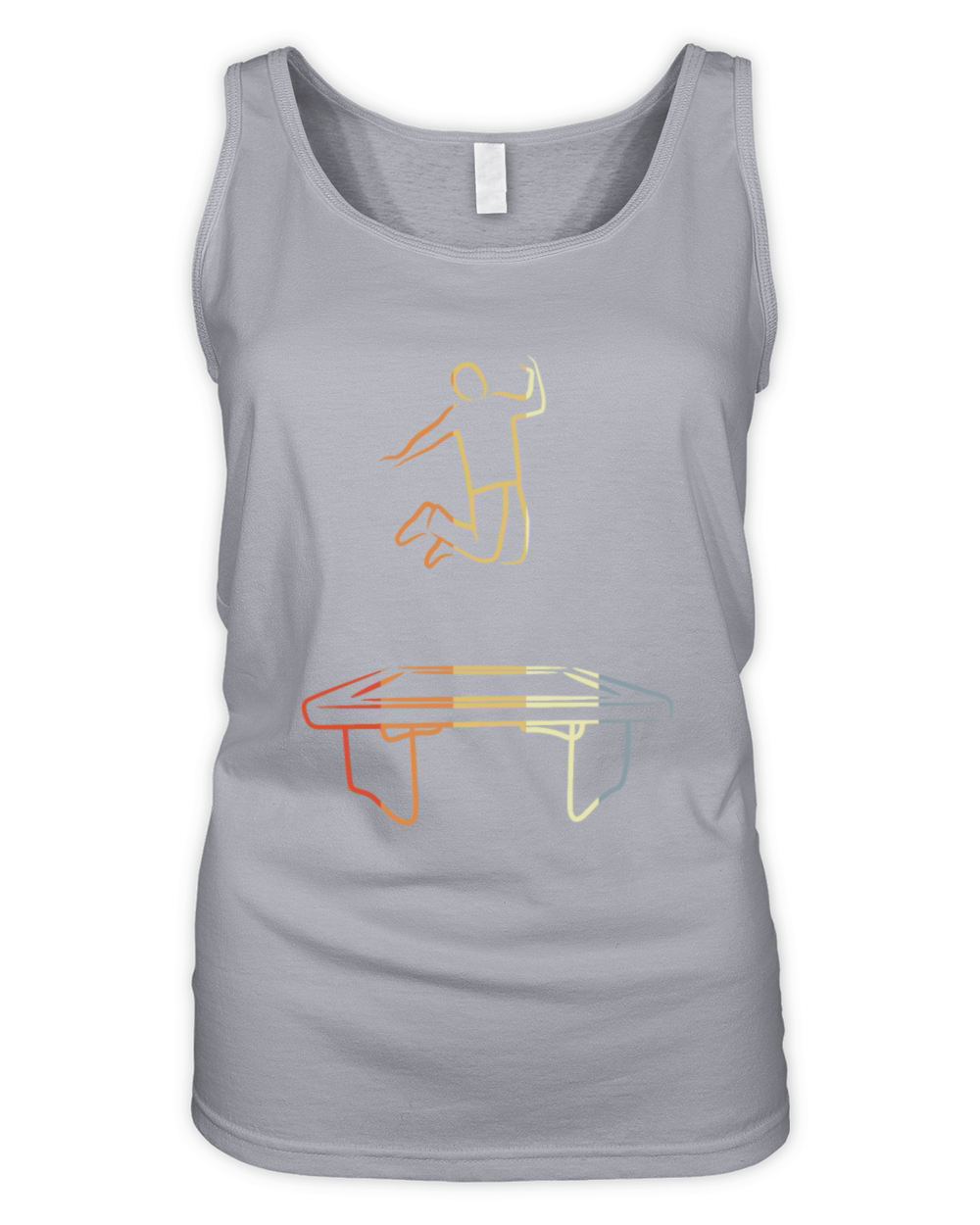 Trampolinist Vintage Look Organic Women's Tank Top