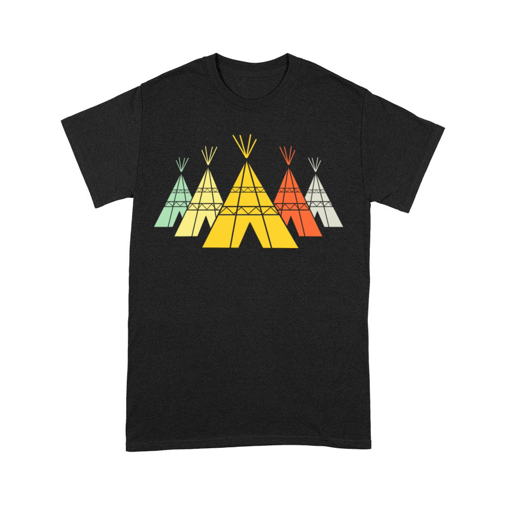 Native American Tipi Teepee Retro T-Shirt Premium T-shirt