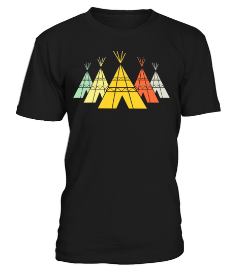 Native American Tipi Teepee Retro T-Shirt T-Shirt Unisex