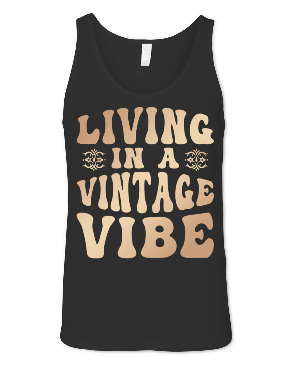 Living in a Vintage Vibe Antique Collector Unisex Jersey Tank