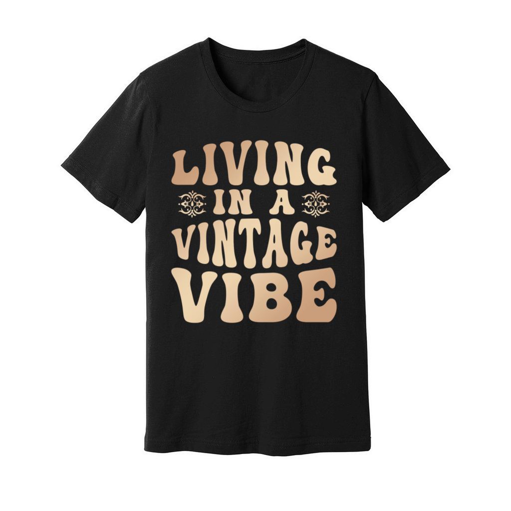Living in a Vintage Vibe Antique Collector Unisex Jersey Tee