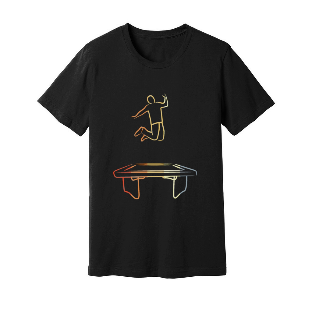 Trampolinist Vintage Look Unisex Jersey Tee