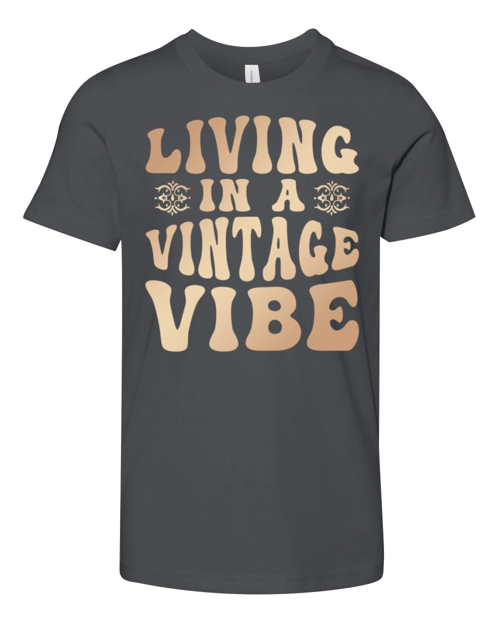 Living in a Vintage Vibe Antique Collector Youth Unisex Jersey Tee