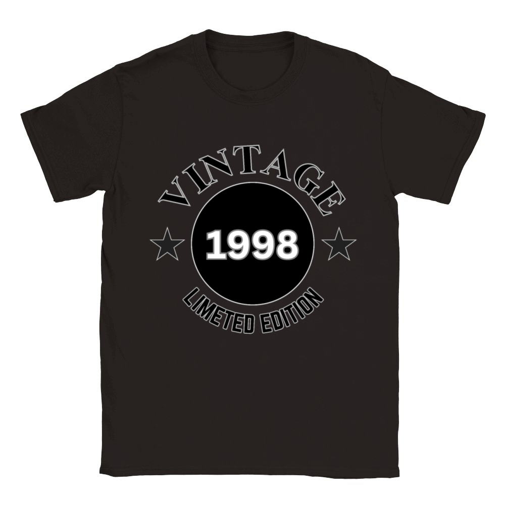 26 Year Old Vintage 1998 Limited Edition Classic Kids Crewneck T-shirt