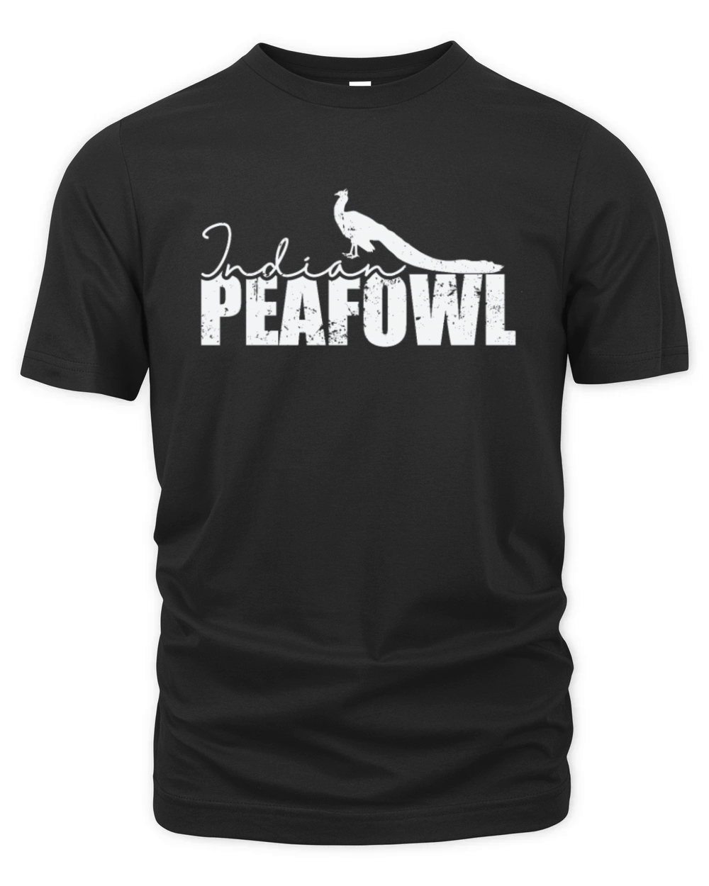 Indian Peafowl Bird Animal Park Feathers Organic Unisex T-shirt