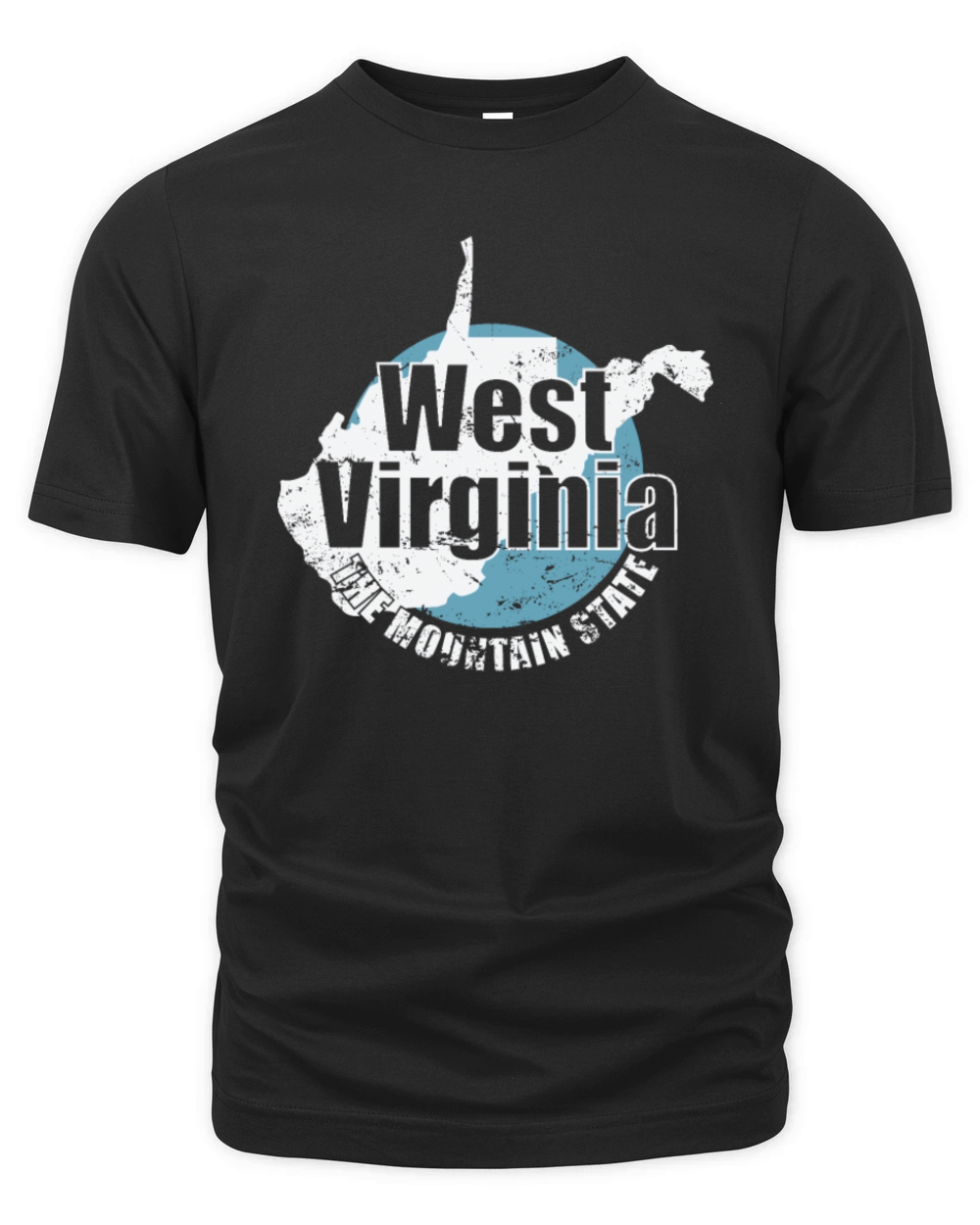 West Virginia The Mountain State USA Organic Unisex T-shirt