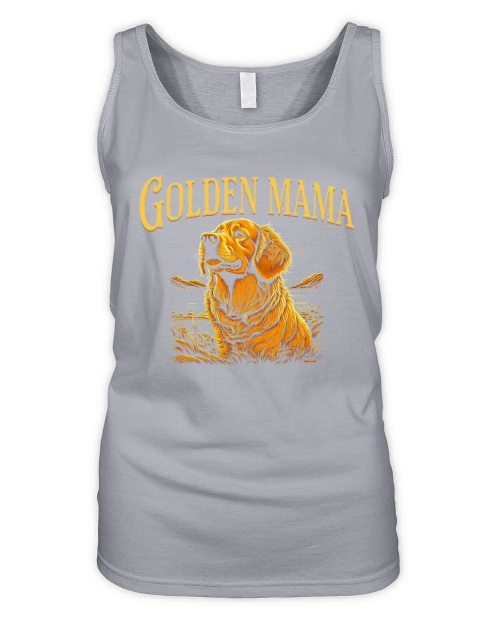 Golden Retriever Mama Organic Women's Tank Top