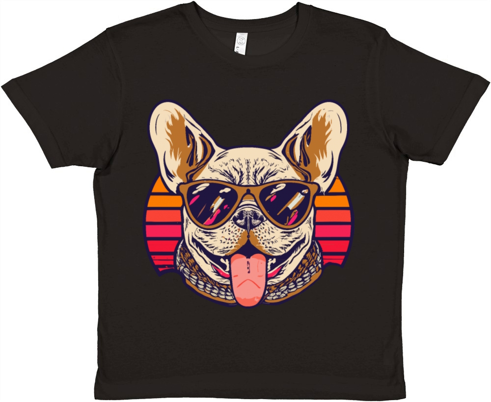 French Bulldog Premium Kids Crewneck T-shirt