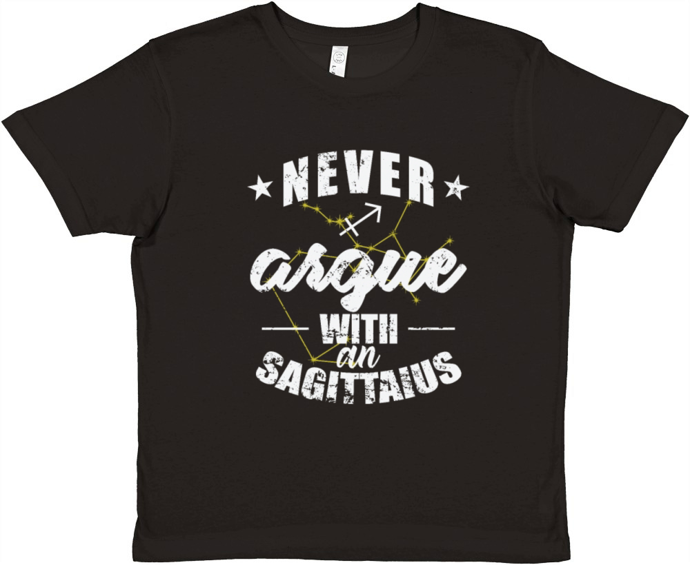 Zodiac Sign Never argue with a Sagittarius Premium Kids Crewneck T-shirt