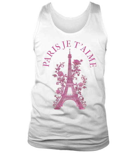 Paris France Eiffel Tower Souvenir Tank Top Unisex