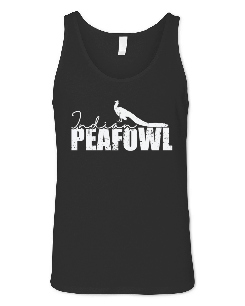 Indian Peafowl Bird Animal Park Feathers Unisex Jersey Tank