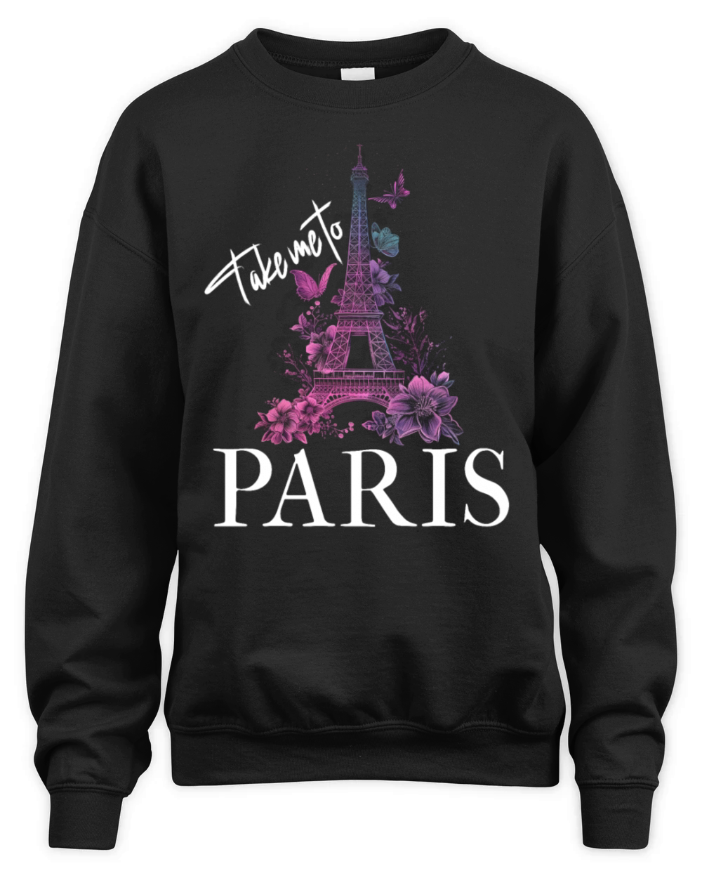 Paris France Eiffel Tower Souvenir Unisex Premium Crewneck Sweatshirt
