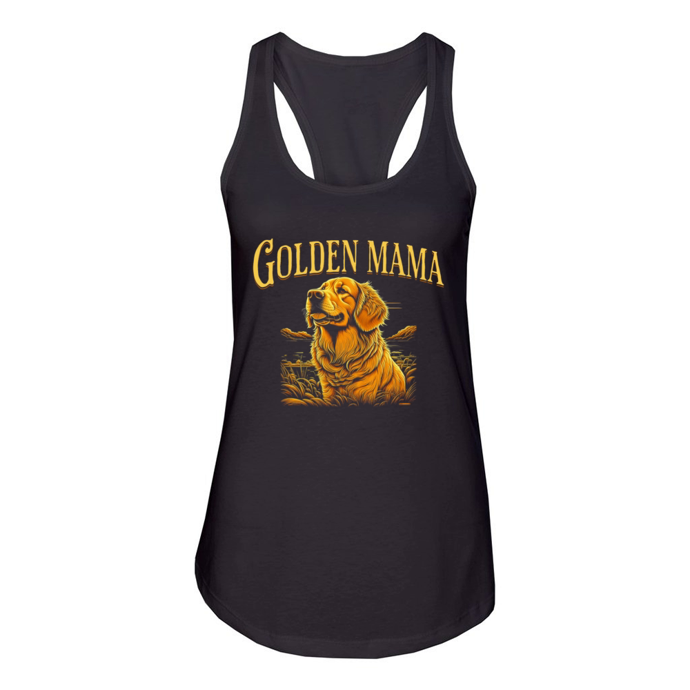 Golden Retriever Mama Women's Racerback Tank