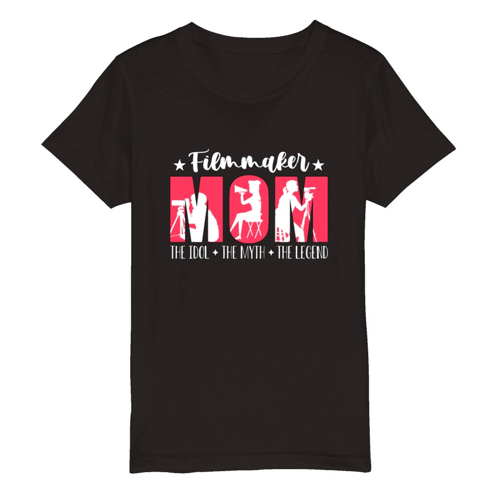 Filmmaker Mom The Idol The Myth Cinematographer Organic Kids Crewneck T-shirt