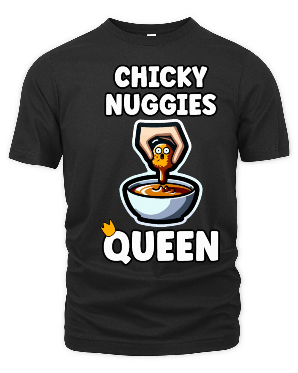 Chicken Nuggets Nug Life Quote Organic Unisex T-shirt