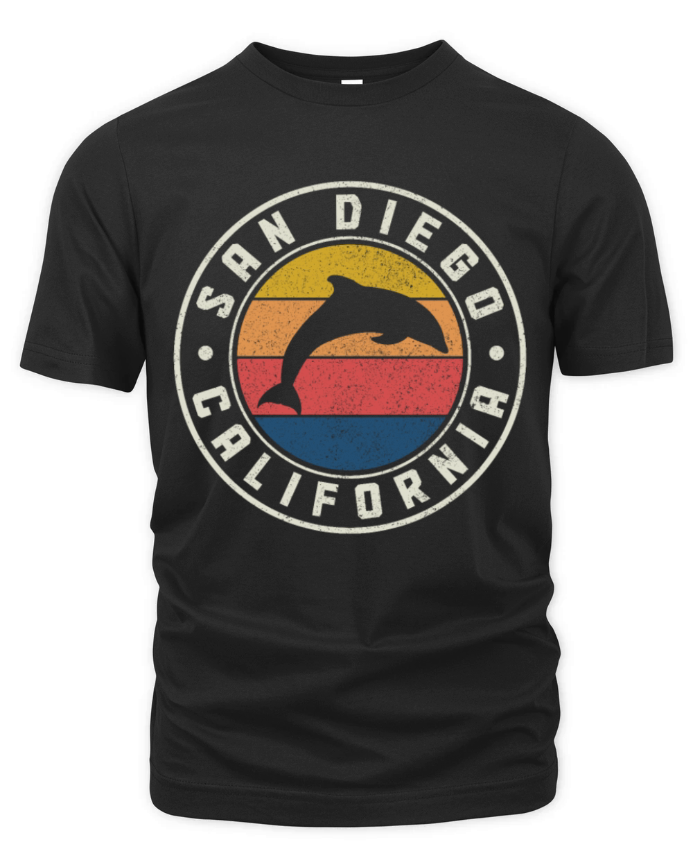 San Diego California Dolphin Souvenir Organic Unisex T-shirt
