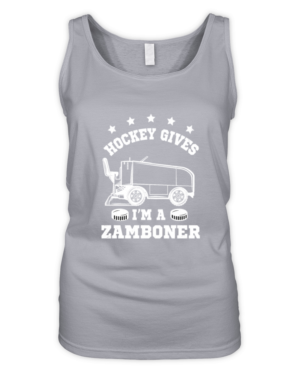 Hockey Gives Me A Zamboner Organic Women's Tank Top