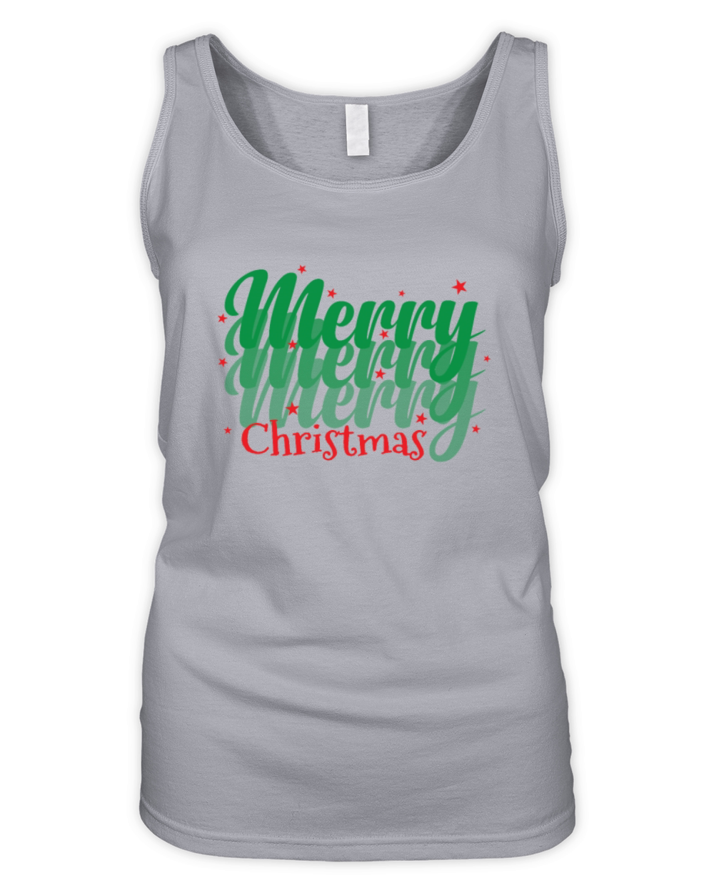Merry Christmas Xmas Party Holydays Organic Women's Tank Top