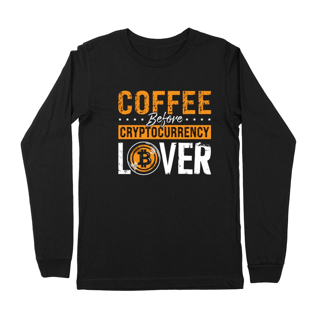 Cryptocurrency Lover Coffee Litecoin Coffee Lover Premium Long Sleeve